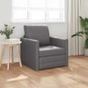 Sofa lova 60cm Pilka Dirbtinė Oda