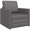 Sofa lova 60cm Pilka Dirbtinė Oda