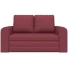 Sofa lova 60cm Vyno raudona audinys