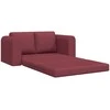 Sofa lova 60cm Vyno raudona audinys