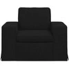 Fotelis Sofa Juoda 102 x 80 x 82 cm Metalas