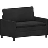 Sofa Juoda 126 x 81 x 87,5 cm Aksomas