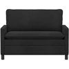Sofa Juoda 126 x 81 x 87,5 cm Aksomas