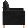 Sofa Juoda 126 x 81 x 87,5 cm Poliesteris