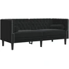 Sofa Juoda 174 x 74,5 x 70,5 cm Aksomas