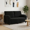 Sofa Juoda 174 x 85 x 93 cm Aksomas