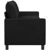 Sofa Juoda 196 x 81 x 87,5 cm Aksomas