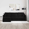 Sofa Juoda 228 x 134 x 80 cm Aksomas