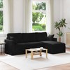 Sofa Juoda 228 x 134 x 80 cm Aksomas