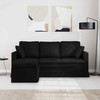 Sofa Juoda 178 x 134 x 80 cm Aksomas