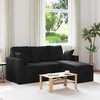 Sofa Juoda 178 x 134 x 80 cm Aksomas