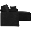 Sofa Juoda 178 x 134 x 80 cm Aksomas