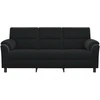 Sofa Juoda 214 x 85 x 93 cm Aksomas