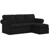 Sofa Juoda 215 x 138 x 80 cm Metalas