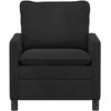 Sofa Juoda 76 x 81 x 87,5 cm Aksomas