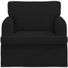 Fotelis Sofa Juoda 142 x 80 x 85 cm Metalas