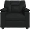Sofa Juoda 91 x 85 x 93 cm Dirbtinė oda