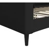 Sofa, juodos spalvos, 100x200cm, audinys
