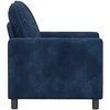 Sofa Jūrinė mėlyna 76 x 81 x 87,5 cm Poliesteris