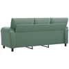 Sofa Jūrinė žalia 214 x 85 x 93 cm Aksomas