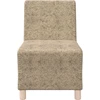 Modulinis sofa vienetas be rankų 2 pcs Šviesiai pilka