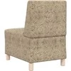Modulinis sofa vienetas be rankų 2 pcs Šviesiai pilka