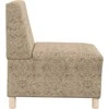 Modulinis sofa vienetas be rankų 2 pcs Šviesiai pilka