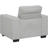 Sofa-kėdė, debesų pilka, 100x77x82 cm, audinys