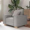 Sofa-kėdė, debesų pilka, 100x78x84 cm, audinys