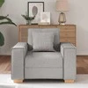 Sofa-kėdė, debesų pilka, 100x78x84 cm, audinys
