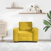 Sofa-kėdė, geltona, 100x78x84 cm, aksomas