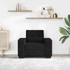 Sofa-kėdė, juoda, 100x78x80 cm, aksomas