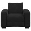 Sofa-kėdė, juoda, 100x78x84 cm, aksominis