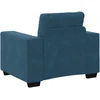 Sofa-kėdė, mėlyna, 100x78x80 cm, aksomas