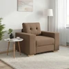 Sofa-kėdė, ruda, 100x78x80 cm, audinys