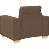 Sofa-kėdė, ruda, 100x78x80 cm, audinys