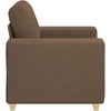 Sofa-kėdė, ruda, 100x78x80 cm, audinys