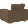 Sofa-kėdė, ruda, 100x78x84 cm, audinys