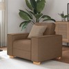 Sofa-kėdė, ruda, 100x78x84 cm, audinys