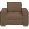 Sofa-kėdė, ruda, 100x78x84 cm, audinys