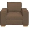 Sofa-kėdė, ruda, 100x78x84 cm, audinys