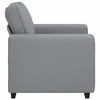 Sofa-kėdė, šviesiai pilka, 100x77x82 cm, audinys