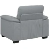 Sofa-kėdė, šviesiai pilka, 100x81x84 cm, audinys