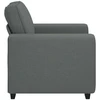 Sofa-kėdė, tamsiai pilka, 100x77x82 cm, audinys