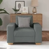 Sofa-kėdė, tamsiai pilka, 100x78x80 cm, audinys