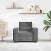 Sofa-kėdė, tamsiai pilka, 100x78x84 cm, aksomas