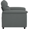 Sofa-kėdė, tamsiai pilka, 100x81x84 cm, audinys