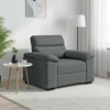 Sofa-kėdė, tamsiai pilka, 100x81x84 cm, audinys