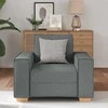 Sofa-kėdė, tamsiai pilka, 100x78x84 cm, audinys