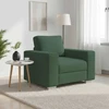 Sofa-kėdė, tamsiai žalia, 100x77x82 cm, velvetas, audinys